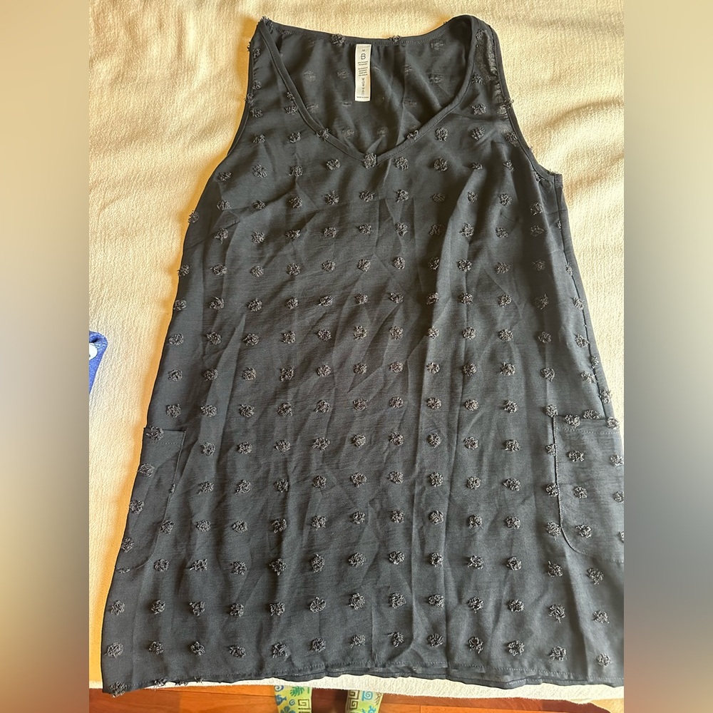 Black Sleeveless beach Coverup